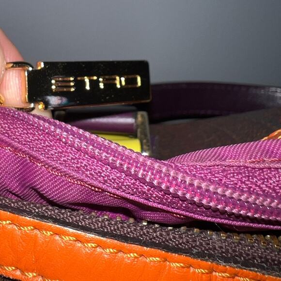 Etro Paisley Multicolor Top Handle Bag - Picture 10 of 14